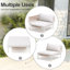 Canapé modulaire de patio pour 3 personnes avec coussins Imir-508340790
