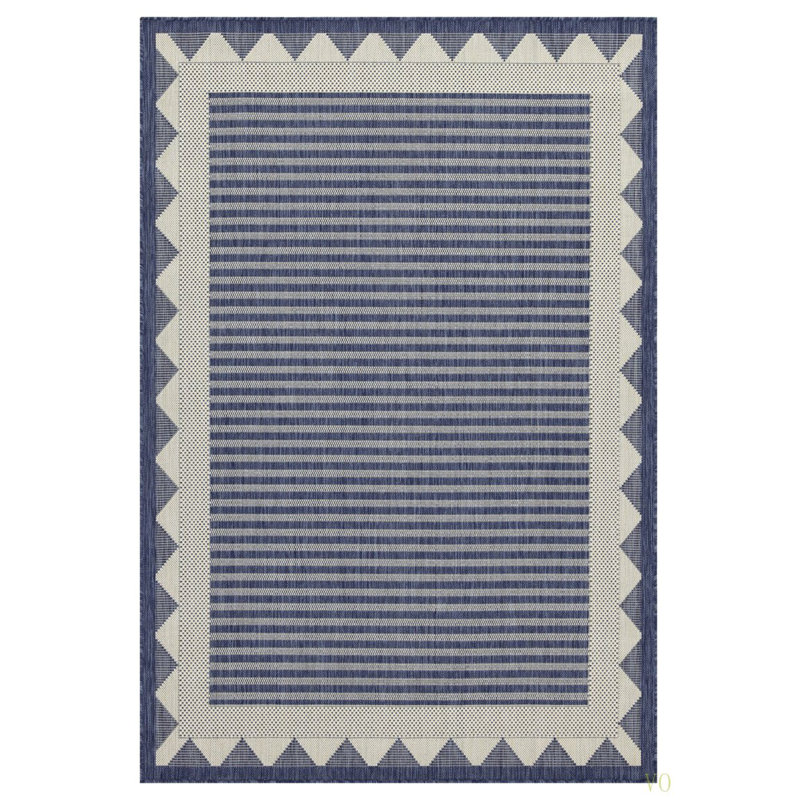 Rayon de soleil 3 po X 7 pi 3 po Tapis intérieur / extérieur, Rectangle 5 pi 3 po x 7 pi 3 po