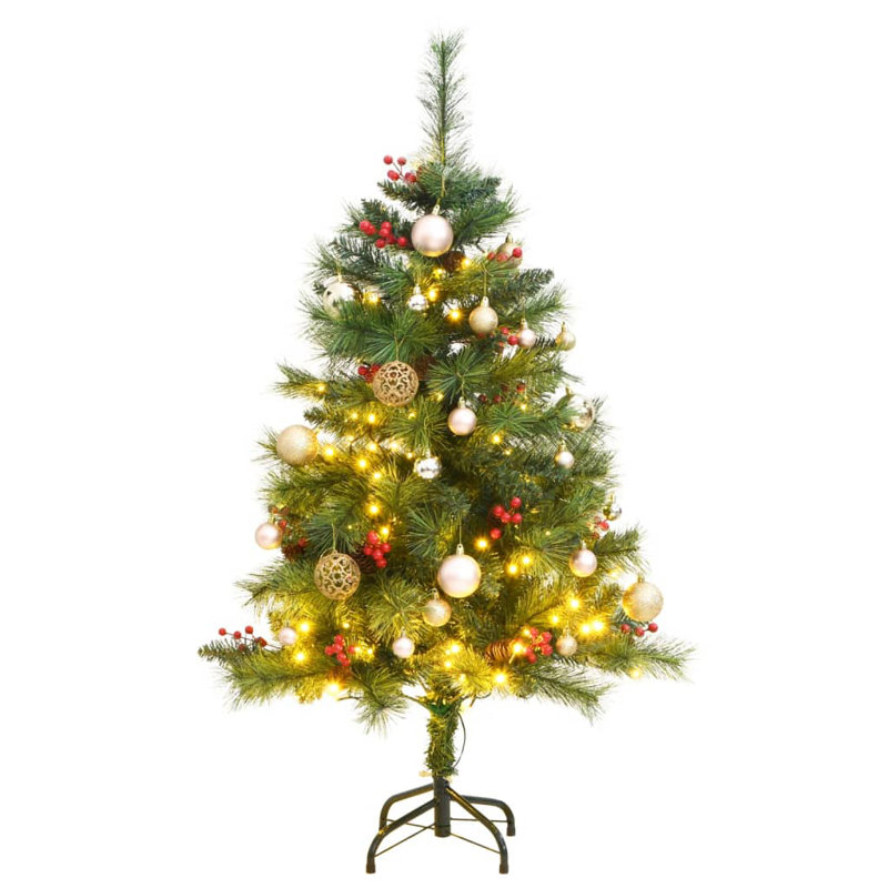 Arbre de Noël artificiel éclairé, 4,9 pi