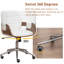 Chaise de bureau pivotante en similicuir Ryonie-1992457214