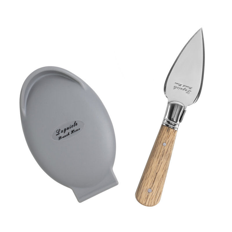 Ensemble de couteaux à huître et porte-silicone Laguiole French Home 2 pièces