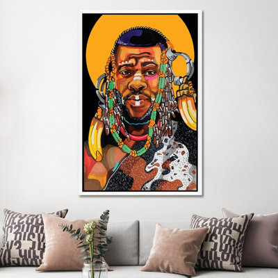 King Is Black - Print on Canvas