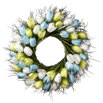 22" Tulip Wreath