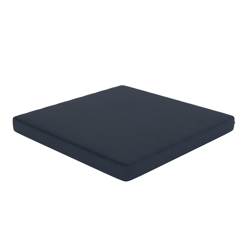 Sunbrella® Outdoor Seat Pad Cushion, Canvas Navy Sunbrella® Canvas