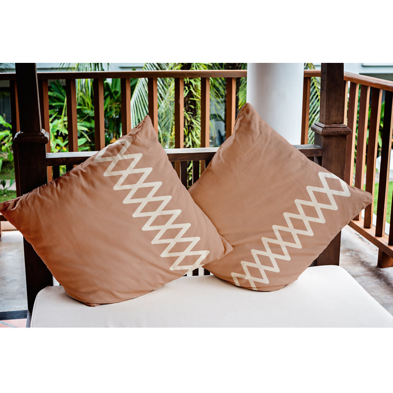 Housse de coussin et insert Layton, 20 po x 20 po, Mauve