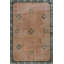 Tapis rose antique en laine rose