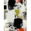 Abstrait mural moderne graffiti abstrait