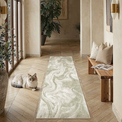 Tapis moderne de luxe moderne avec envers antidérapant