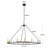Witkin 15 - Light Dimmable Wagon Wheel Chandelier Black and Gold Chandelier for Living Room Foyer, Great Room, & Entryway Chandeliers