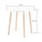 Jimeka 2 - Person Four Leg Dining Set