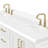 Freitas 67'' Solid Wood Double Bathroom Vanity in White with 1.5'' Pure White Quartz Top, Center, Oval Sink-1944866206-1902177929-1944866193