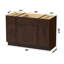 Base de meuble-lavabo simple 48 po seulement-98635256