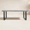 Clement Rectangular Metal Outdoor Dining Table , in. W in. D