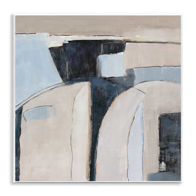  Southwestern Beige & Grey Wall Plaque Art by Jacob Q