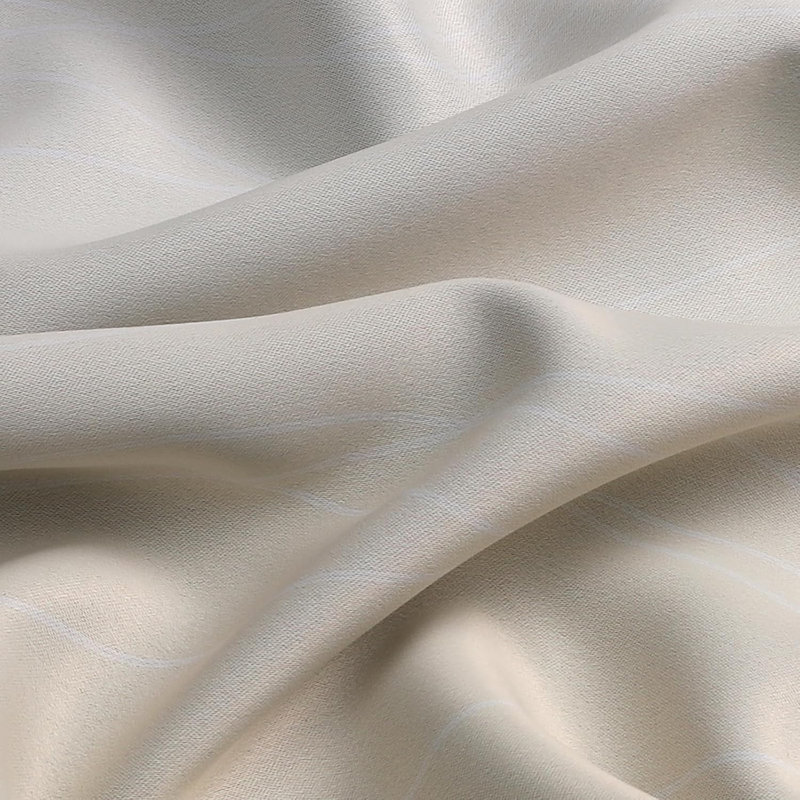 Gradient Blackout Curtains, W52 X L84 Inch, 2 Panels, Beige/Greyish White