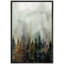 «Woodland Forest Landscape», arbres vert et mauve à l'aquarelle-99141744-99141745
