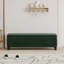 Banc de hall d'entrée en tissu 51,25 po avec rangement caché-1319382700