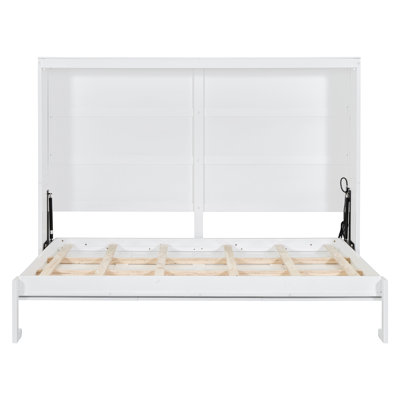 Lit escamotable double pleine grandeur