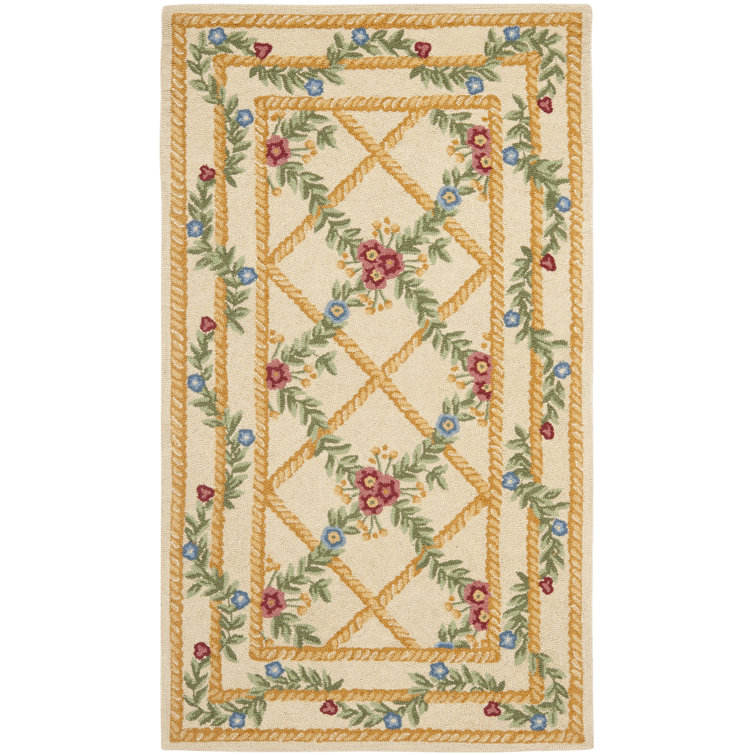 Kinchen Hand Hooked Wool Pile Southwestern Rug
