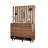 Modern Minimalist Style Walnut Color Solid Wood Multi-Functional Shoe Cabinet With Hanger Design-1158891445