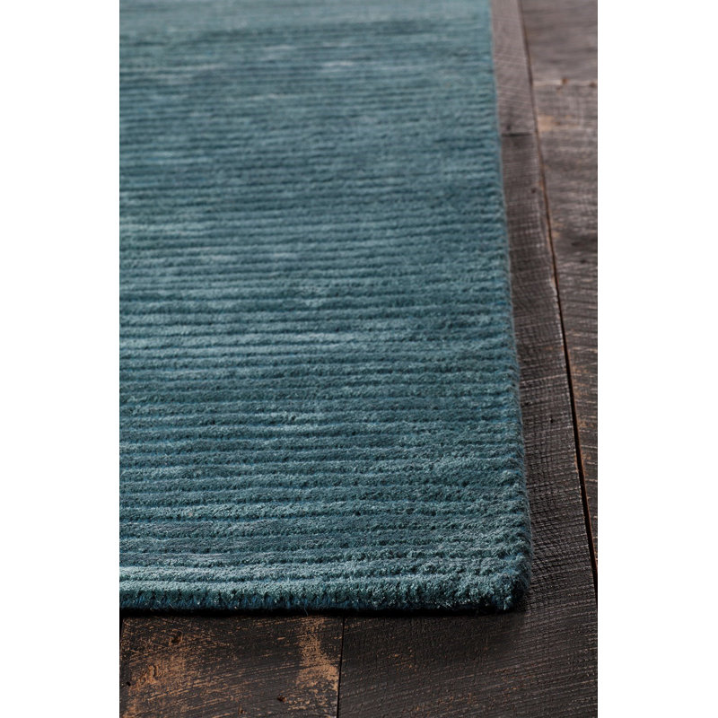 Angelo Striped Area Rug in Blue, Rectangle 7'9" x 10'6"