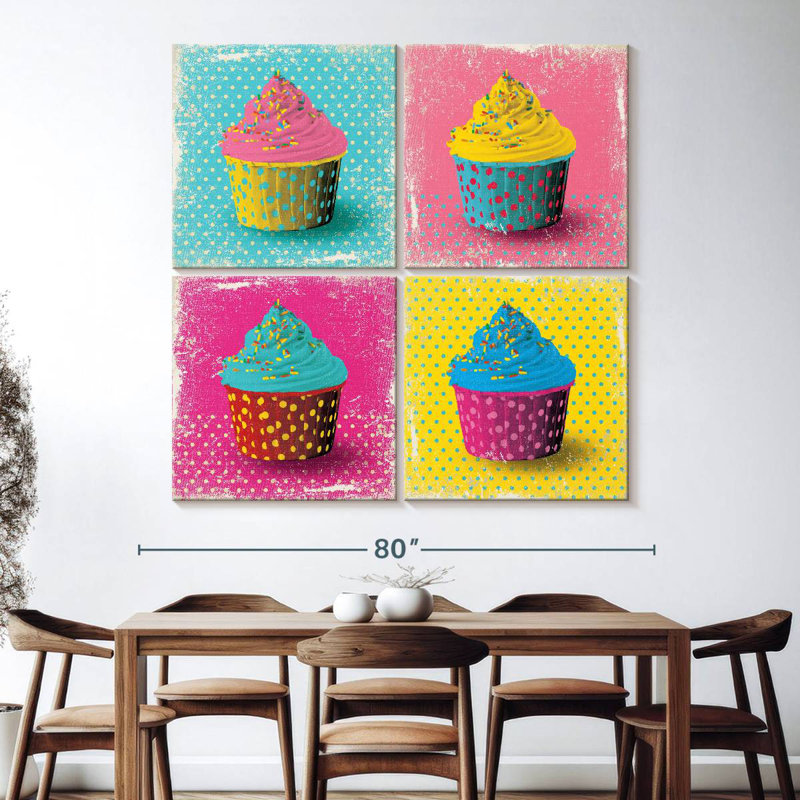 Petits gâteaux à pois Yarlin, H 74 po x l 74 po