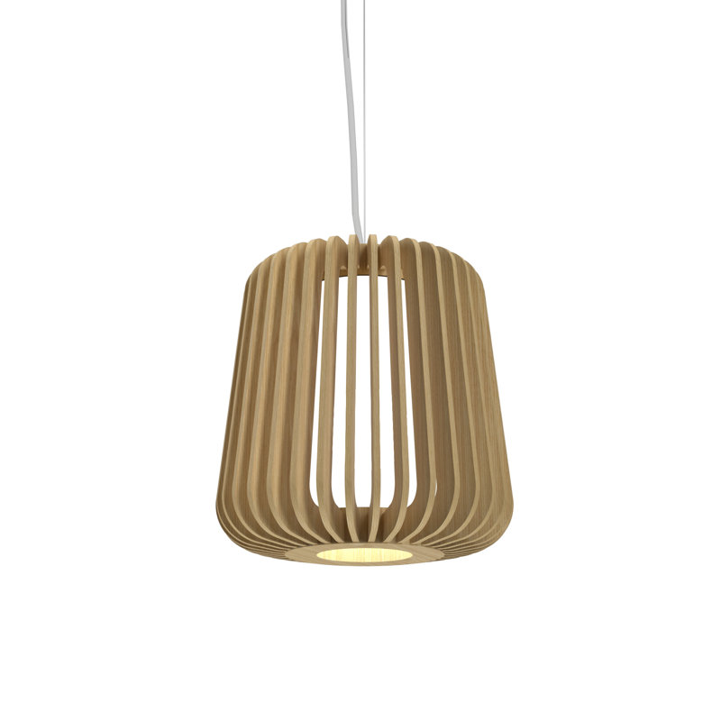Stecche Di Legno 1 - Light Pendant, 12.8" H x 7.87" W x 7.87" D, Sand