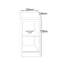 Brenard 72cm H x 30cm W Standard Bookcase-1093314584