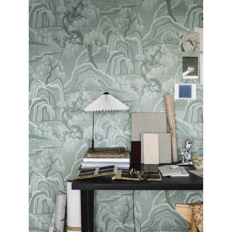Boråstapeter Indigo Garden Wallpaper, Mineral