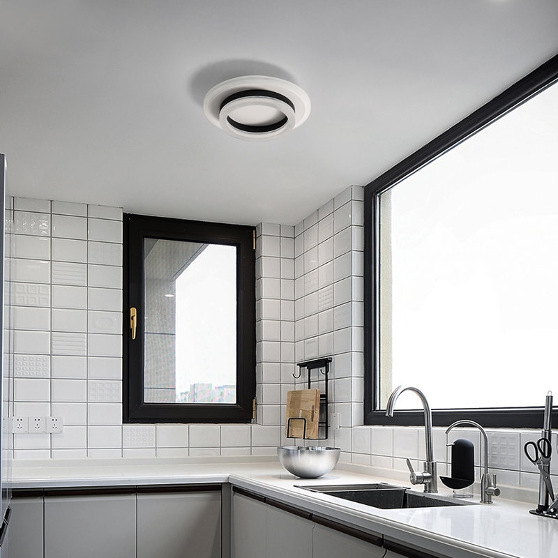 Thissell 1-Light 20cm Flush Mount Ceiling Light, 3000K