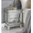 Lotus 2-Drawer Rectangular Nightstand in Mirrored
