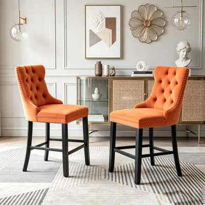 Chaise de salle à manger rembourrée moderne
