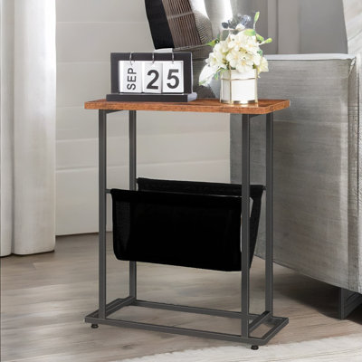 Articombe Side Table With Sling, Small Side Table, Sofa Table, Narrow Bedside Table, End Table, Narrow Table