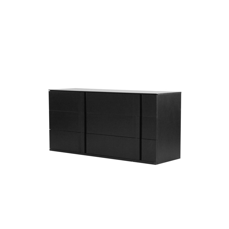 Commode double 3 tiroirs à fermeture en douceur Carbon
