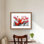Tulipes rouges - motif floral romantique pour la décoration intérieure