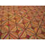 Tapis crocheté en laine antique American Hooked
