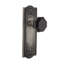 Meadows Plate with Waldorf Black Door Knob-1477097767