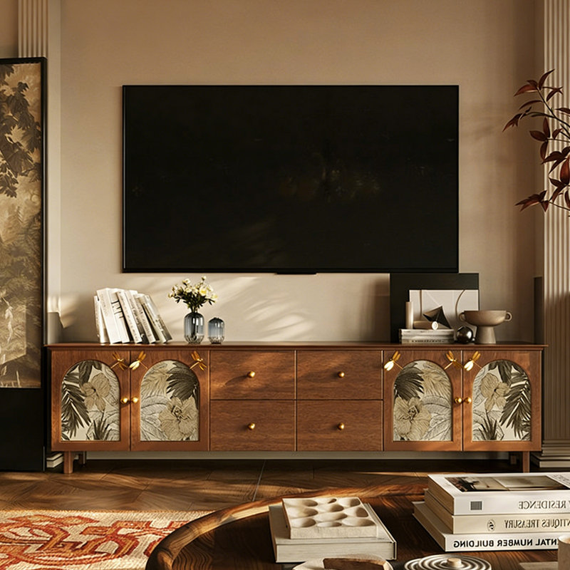 Meuble télé de style rétro américain