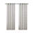 Fretwork Print Grommet Top Window Curtain Panel With Geometric Design And Sunlight Filtering Functionality.-534900654-534900624