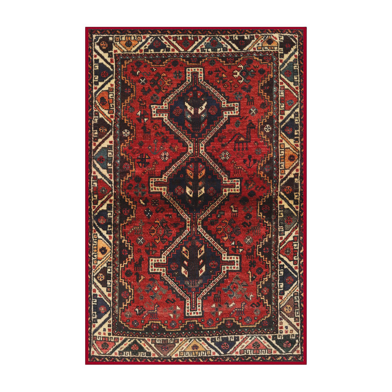 Oriental Indoor Rug, Rectangle 5' x 8'