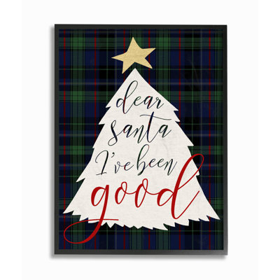 " Dear Santa Christmas Tree " by Daphne Polselli