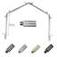 Iovu Adjustable 28" to 48" 0.81" Bay Window Single Curtain Rod-336400824-276728059