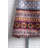Fair Isle Ikat Cotton Bib Apron
