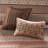 5 Piece Reversible Jacquard Bedspread Set Red