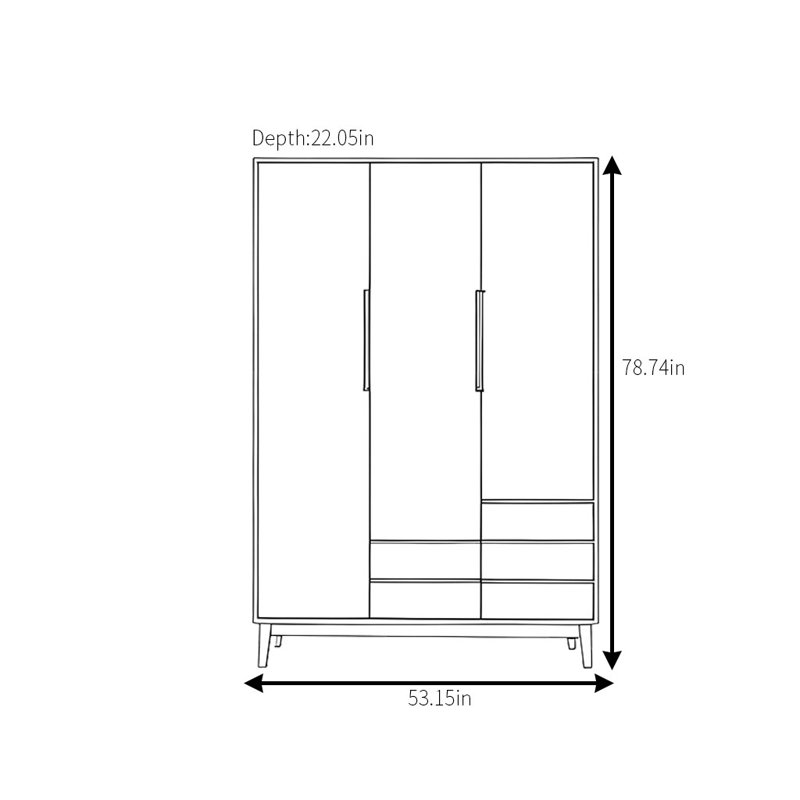 Armoire classique rétro