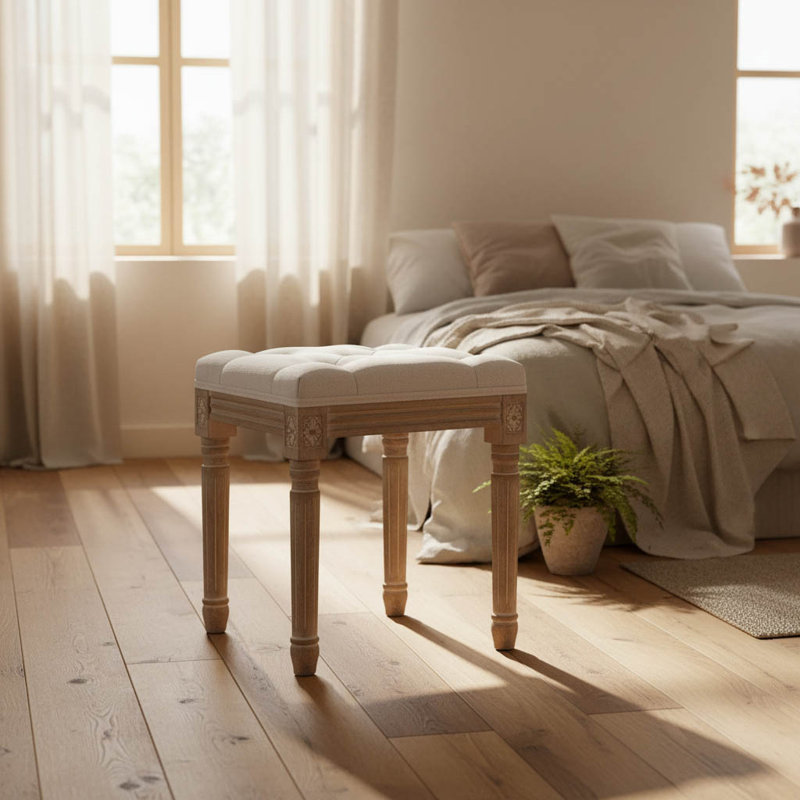 Wood Accent Stool