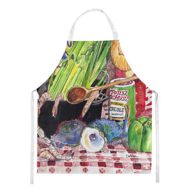 No Pattern Bib Apron