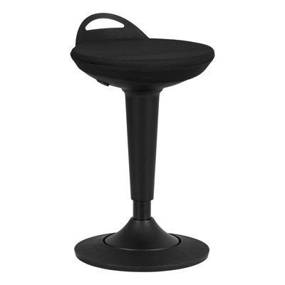 Adjustable-Height Padded Wobble Stool