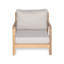 Ensemble de conversation pour patio en bois d'acacia