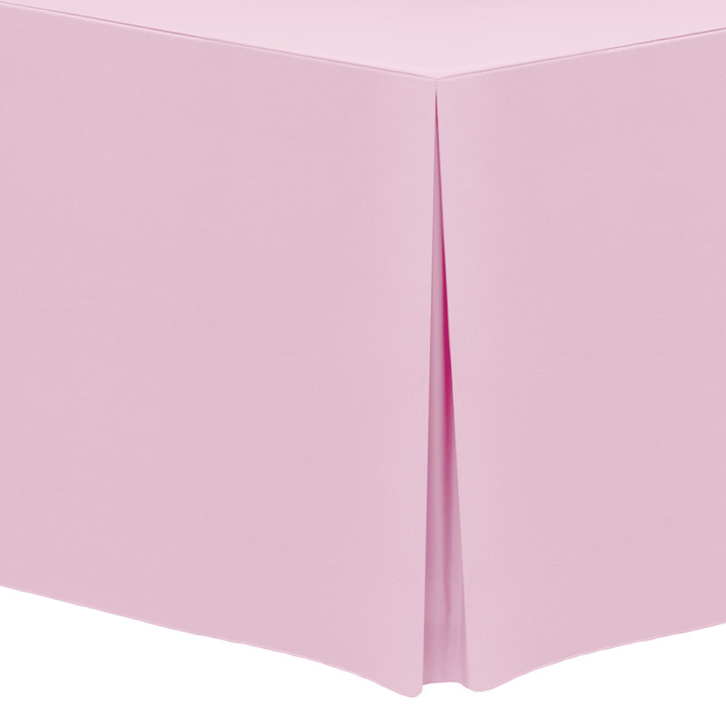 Solid Color Tablecloth, 18" x 48", 3, Light Pink
